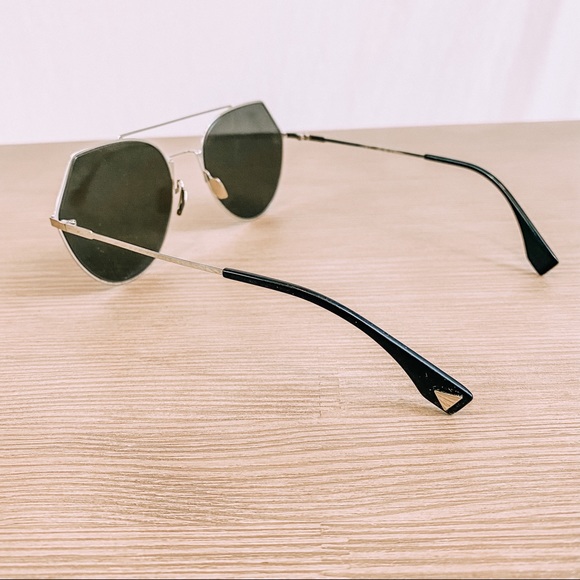 Fendi- Eyeline Aviator Sunglasses - Picture 9 of 15